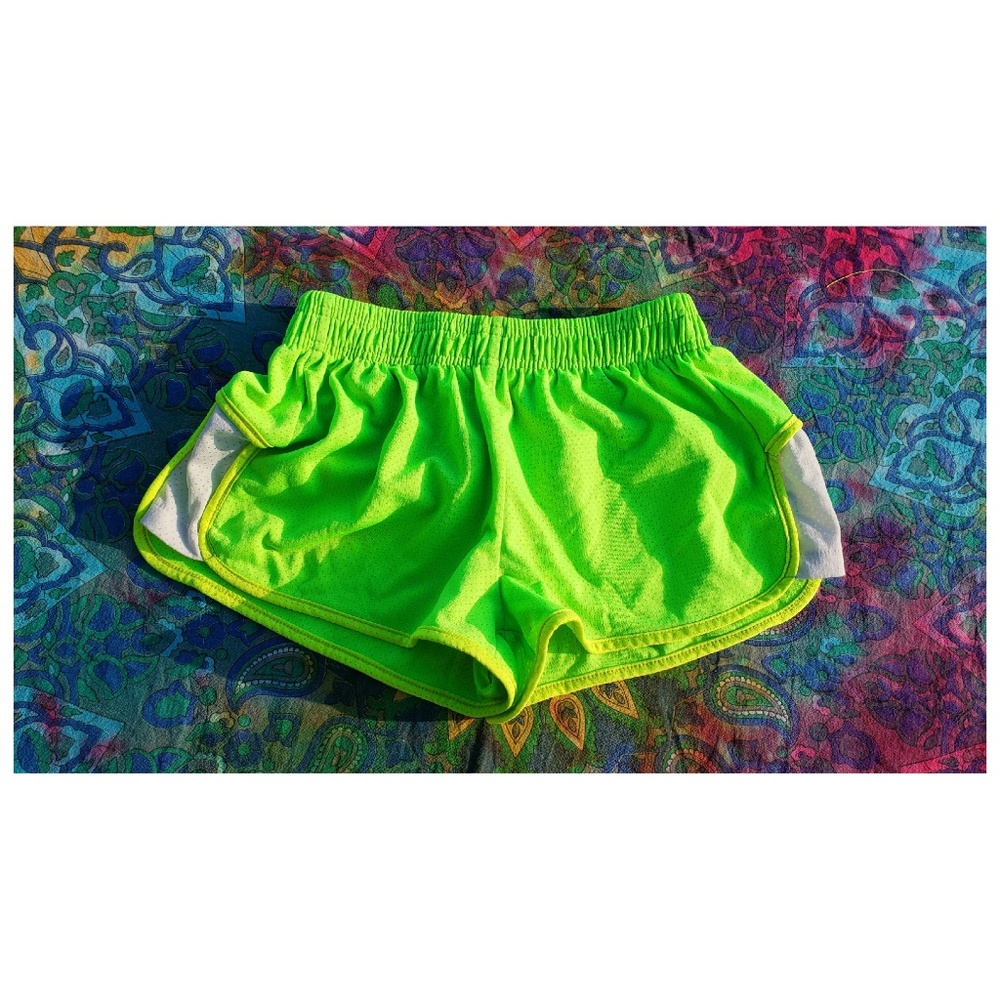 lime green track short by COTTON🍡CANDY sz4 - Picture 2 of 8